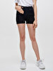 Lariss Yüksek Bel Jean Shorts