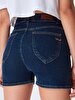 Lariss Yüksek Bel Jean Shorts