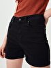 Lariss Yüksek Bel Jean Shorts