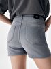 Lariss Yüksek Bel Jean Shorts