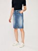 Rosaleen Pen Cut Jean Skirt