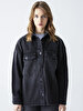 Elio Oversized Jean Shirt