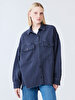 Elio Oversized Jean Shirt