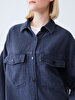 Elio Oversized Jean Shirt
