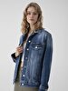 Monalis Oversized Jean Jacket