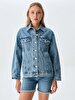 Monalis Oversized Jean Jacket