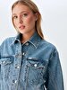 Monalis Oversized Jean Jacket
