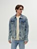 Simeon Sli̇m Jean Jacket