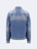 Simeon Sli̇m Jean Jacket