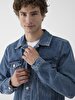 Simeon Sli̇m Jean Jacket