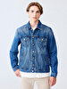 Simeon Sli̇m Jean Jacket