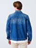 Simeon Sli̇m Jean Jacket