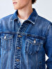 Simeon Sli̇m Jean Jacket