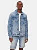 Simeon Sli̇m Jean Jacket