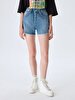 Deana Yüksek Bel Jean Shorts