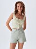 Deana Yüksek Bel Jean Shorts
