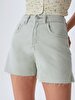 Deana Yüksek Bel Jean Shorts