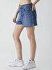 Deana Yüksek Bel Jean Shorts