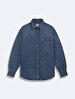 Glenna Oversized Jean Shirt