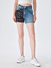 Jadey Yüksek Bel Jean Shorts