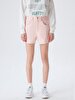 Deana Zip Yüksek Bel Jean Shorts