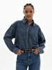 Rissey X Oversized Jean Shirt