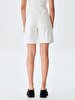 Lores X Comfortable Cut Yüksek Bel Jean Shorts