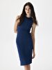 Garcelle Long Split Midi Jean Dress