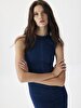 Garcelle Long Split Midi Jean Dress