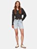 Rosina Mid Waist Jean Shorts