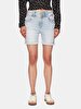 Rosina Mid Waist Jean Shorts