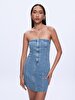 Talisa Strapless Jean Dress