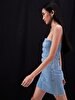 Talisa Strapless Jean Dress