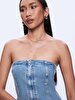 Talisa Strapless Jean Dress