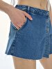 Selenis Jean Short Skirt