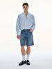 Wendell Comfortable Cut Yüksek Bel Jean Bermuda