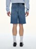 Wendell Comfortable Cut Yüksek Bel Jean Bermuda