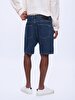 Jadrien Comfortable Cut Yüksek Bel Jean Bermuda