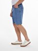 Jadrien Comfortable Cut Yüksek Bel Jean Bermuda