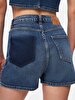 Lillie 5 Yüksek Bel Jean Shorts