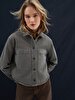 Peta Crop Jean Shirt