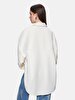 Mellie Knitted Arm Oversized Jean Shirt