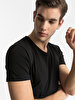 V-neck Black T-shirt