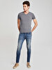 V-neck Anthracite T-shirt