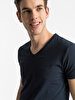 V-neck Navy T-shirt
