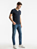 V-neck Navy T-shirt
