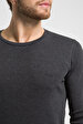 Round Collar Antraciet Sweatshirt