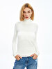 Turtle Neck Beige Pullover