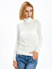 Turtle Neck Beige Pullover