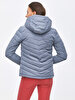 Short Puffer Grijs Gemonteerd